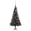 VidaXL vidaXL Artificial Pre-lit Christmas Tree with Ball Set Xmas Tree Black PVC 1