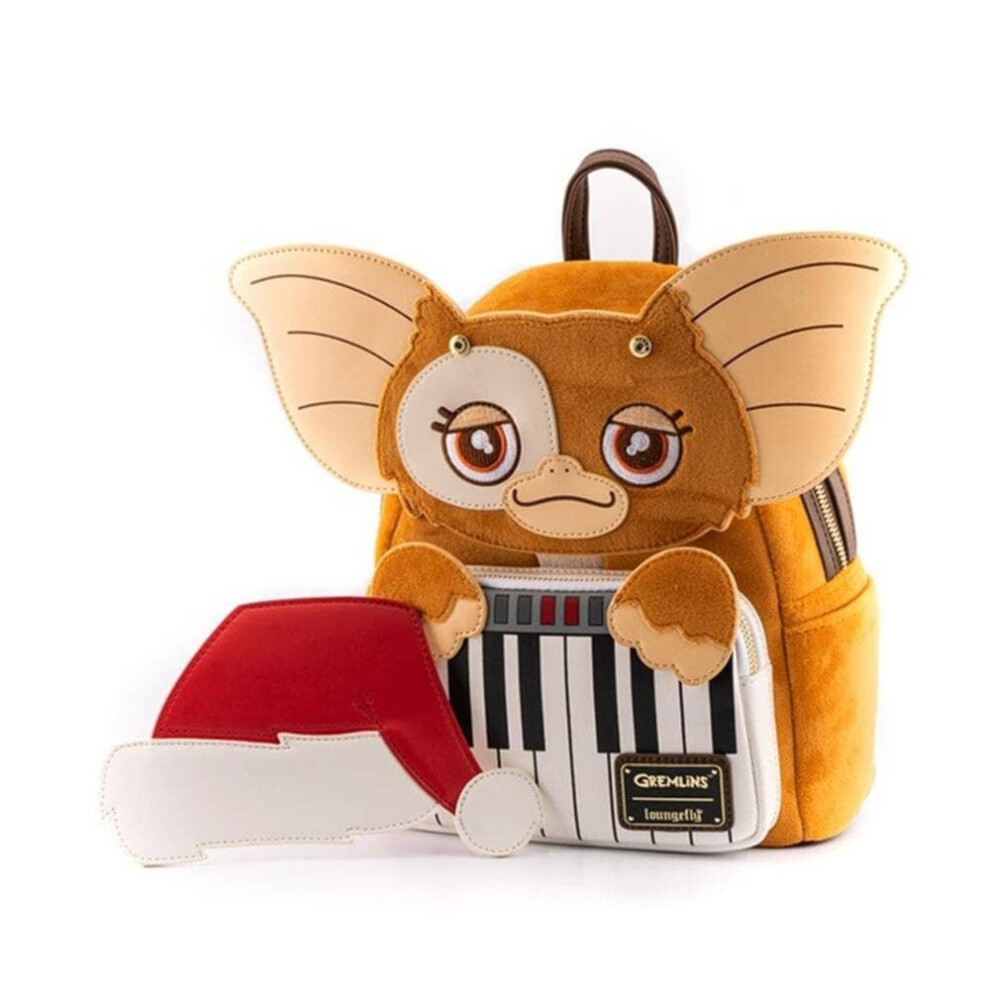 Funko Gremlins Gizmo Holiday Cosplay With Removable Hat Loungefly Mini Backpack