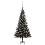 VidaXL vidaXL Artificial Pre-lit Christmas Tree with Ball Set Xmas Tree Black PVC 1