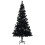 VidaXL vidaXL Artificial Pre-lit Christmas Tree with Ball Set Xmas Tree Black PVC 2