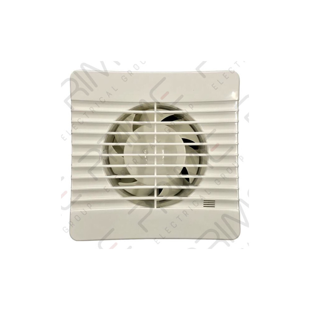 Manrose FLAT100T Axial Extractor Fan 100 mm / 4 Inch (Timer Model)