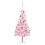 VidaXL vidaXL Artificial Pre-lit Christmas Tree with Ball Set Xmas Tree Pink PVC 1