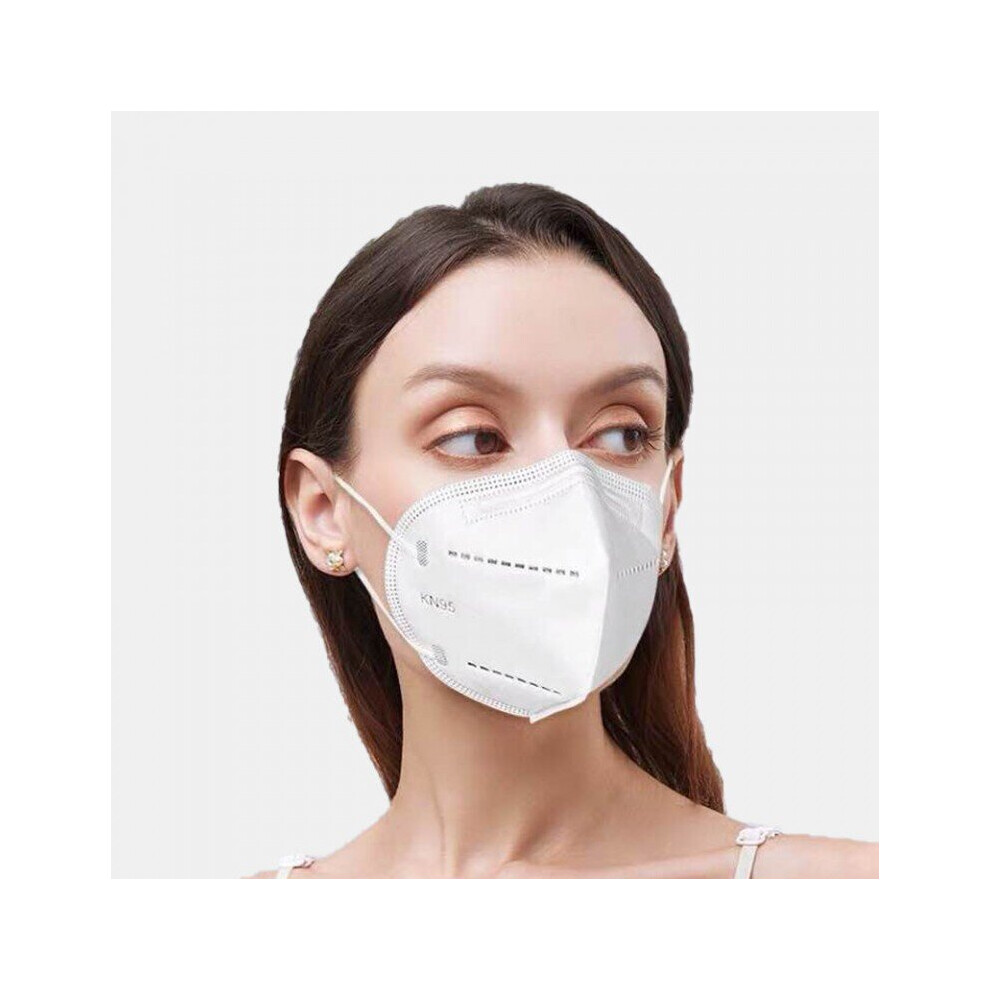 KN95 Folding White Face Masks - Pack Of 10