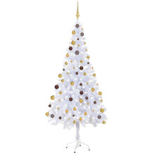 vidaXL Artificial Pre-lit Christmas Tree with Ball Set Xmas Tree 620 Branches