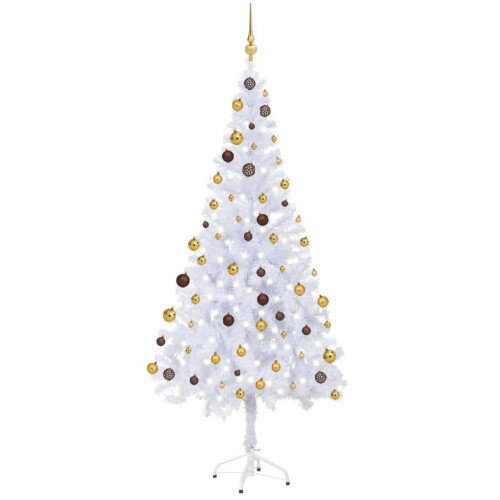VidaXL vidaXL Artificial Pre-lit Christmas Tree with Ball Set Xmas Tree 620 Branches