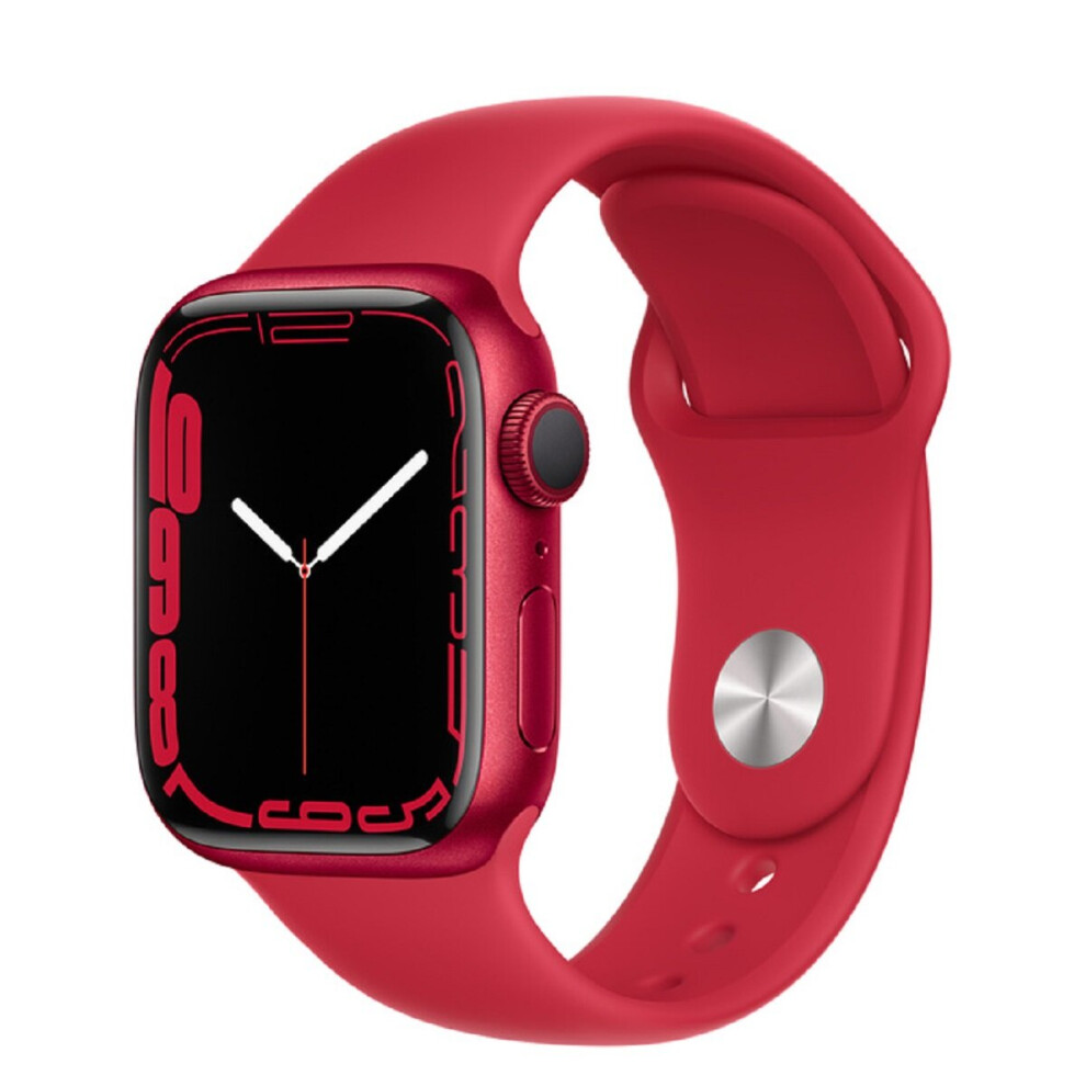 Apple Watch Series 7 GPS 41mm PRODUCT(RED) Aluminium Case with Red Sport Band