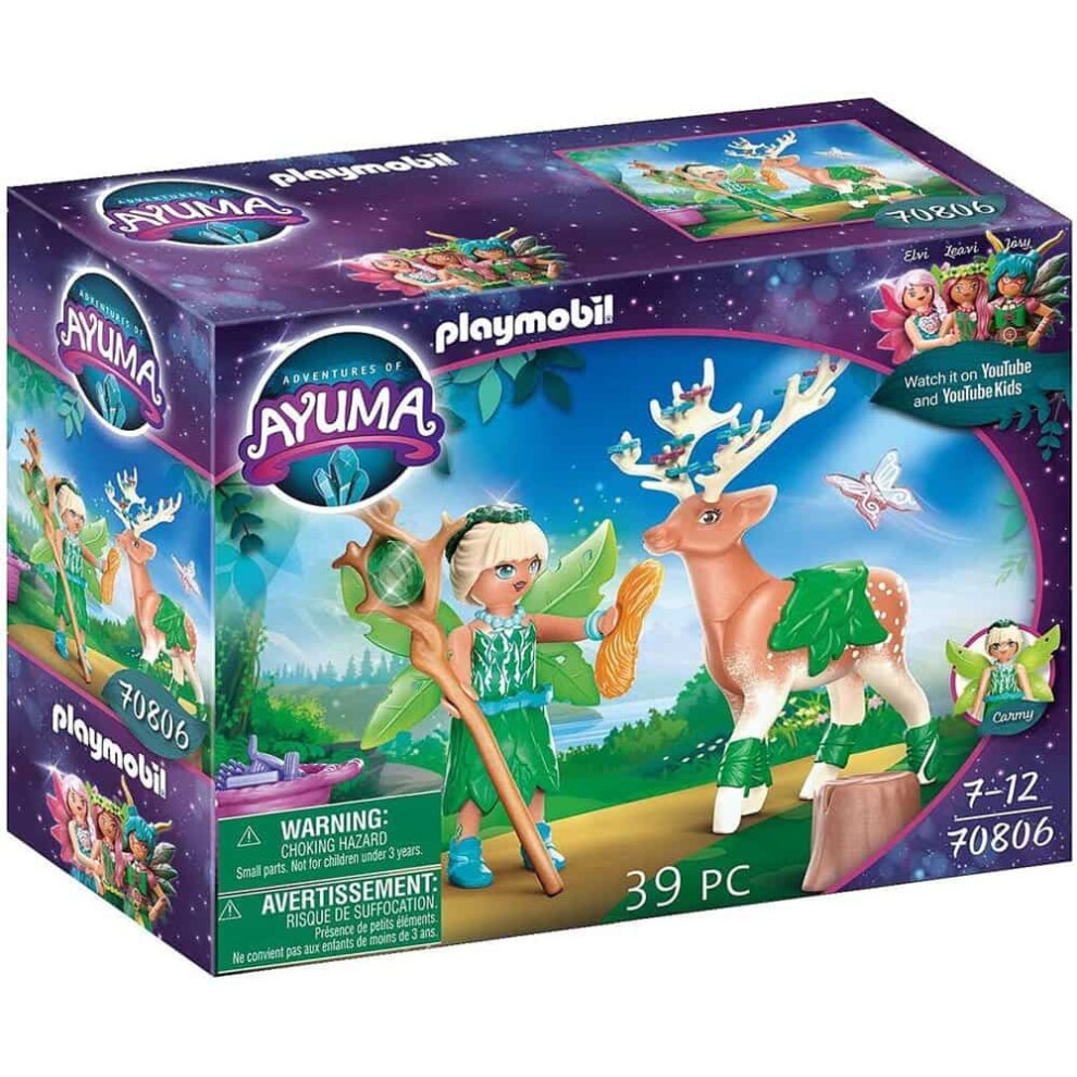 Playmobil Forest Fairy With Soul Animal Playset Multicolour