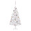 VidaXL vidaXL Artificial Pre-lit Christmas Tree with Ball Set Xmas Tree White PVC 1