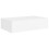 VidaXL vidaXL Wall-mounted Drawer Shelf White MDF Wall CabinetFloating Shelf Set 2