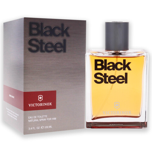 Victorinox Swiss Army Black Steel Men 3.4 oz EDT Spray 2