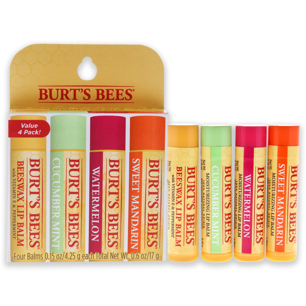 Burts Bees Freshly Picked Moisturizing Lip Balm Blister Pack