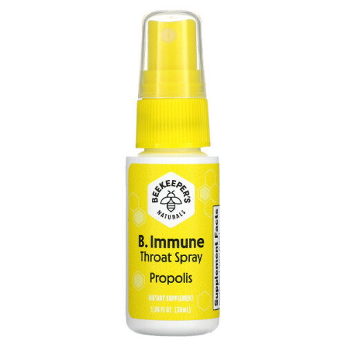 Beekeeper's Naturals, B. Immune, Propolis Throat Spray, 30ml