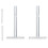 VidaXL vidaXL Wall-mounted Drawer Shelf White MDF Wall CabinetFloating Shelf Set 8