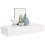 VidaXL vidaXL Wall-mounted Drawer Shelf White MDF Wall CabinetFloating Shelf Set 3