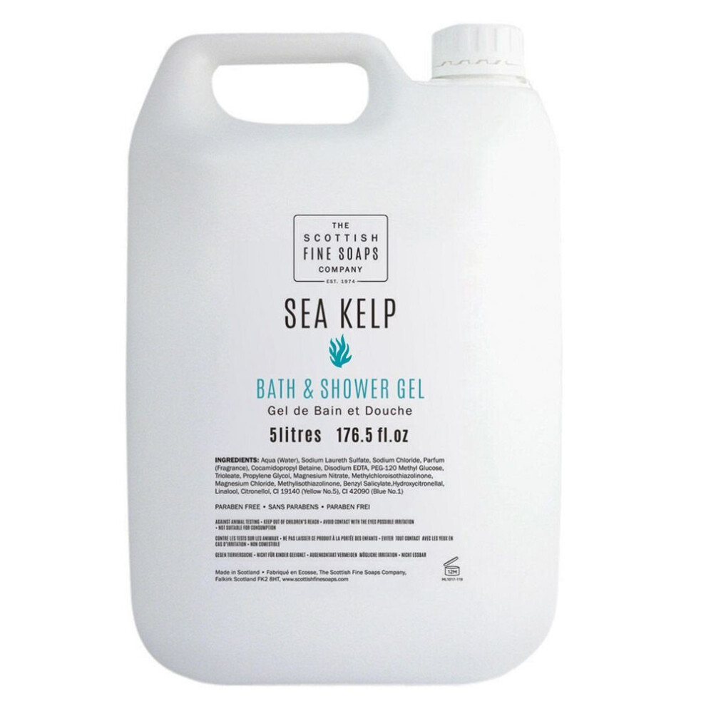 Scottish Fine Soaps Sea Kelp Bath & Shower Gel ~ 2X5 Litre