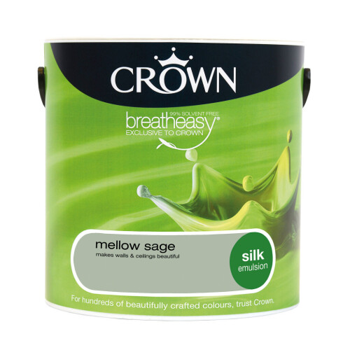 Crown Crown SILK Breatheasy Solvent Free - MELLOW SAGE - 2.5L