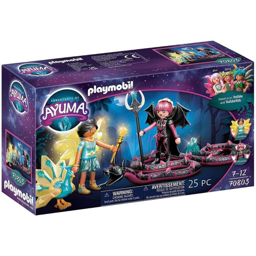 PLAYMOBIL Playmobil Περιπέτειες του Ayuma Κρυστάλλινη Νεράιδα και Νεράιδα Νυχτερίδα