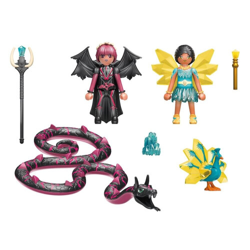 PLAYMOBIL Playmobil Περιπέτειες του Ayuma Κρυστάλλινη Νεράιδα και Νεράιδα Νυχτερίδα 1