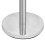 Costway 6 Polished Steel Queue Rope Barrier Posts Stands Crowd Control Stanchion 1.5M 11