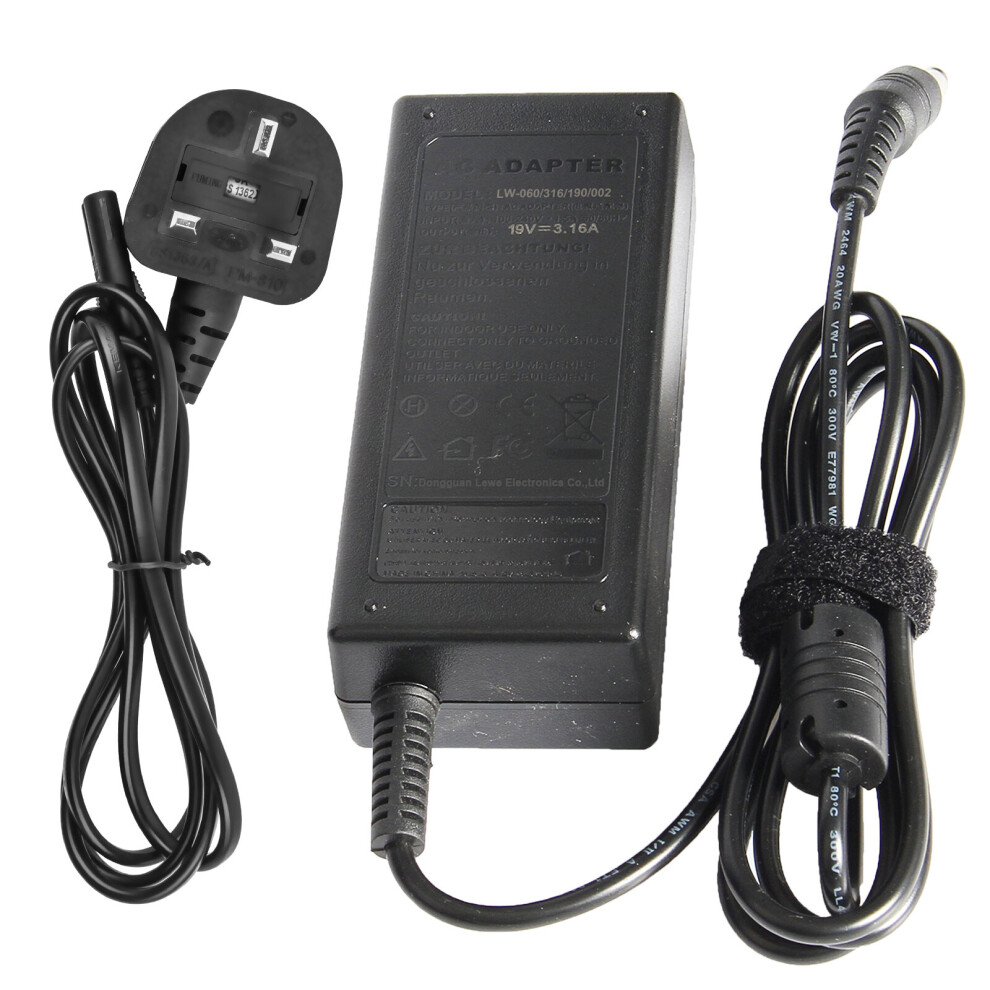 FUTUREBATT 65W 19V 3.16A AC Laptop Adapter Charger for Samsung RV510 R720 R710 NP355V5C NP300E5A NP350V5C