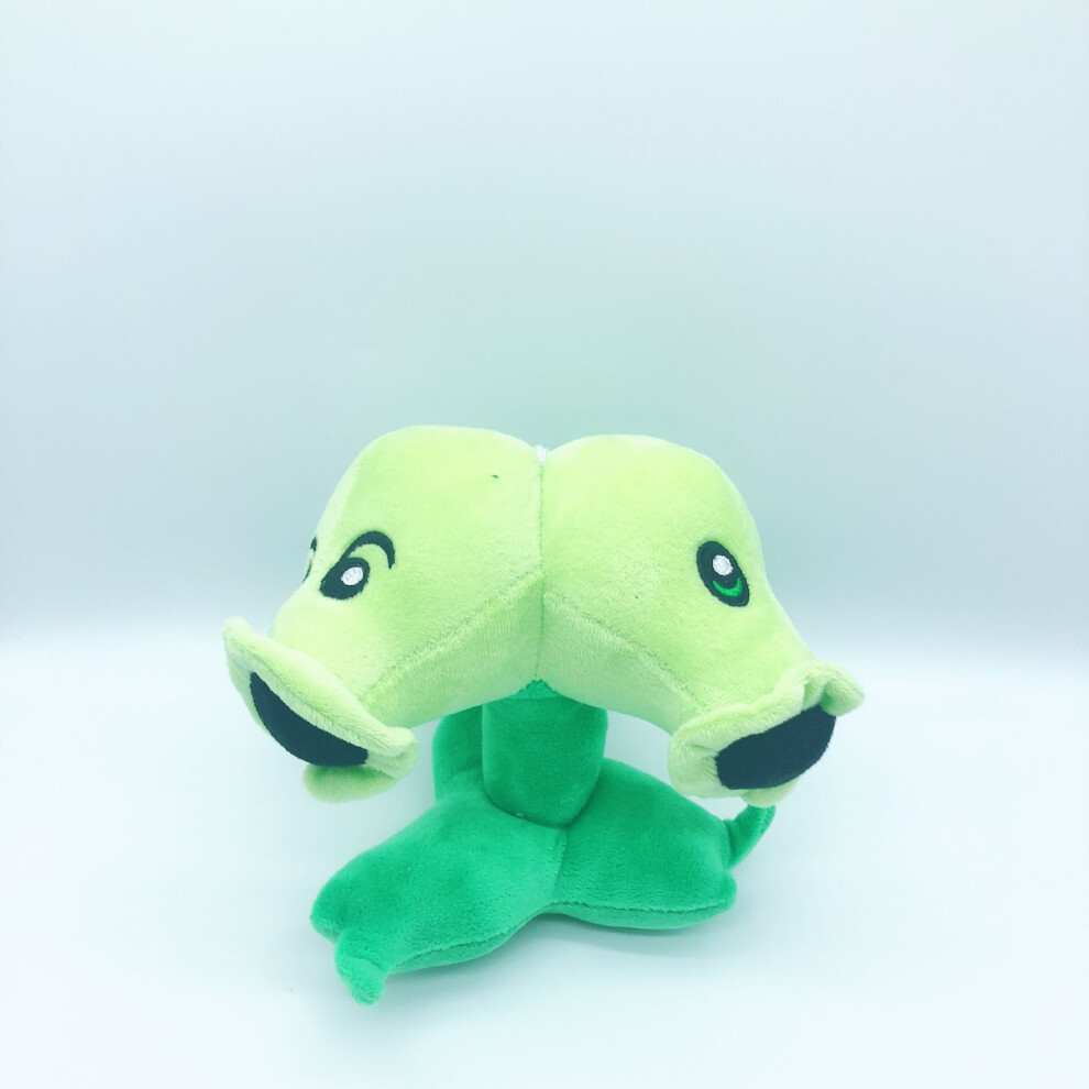 (Double pea) Plants vs Zombies 2 PVZ Figures Plush Baby Toy Christmas Stuffed Soft Doll Gift