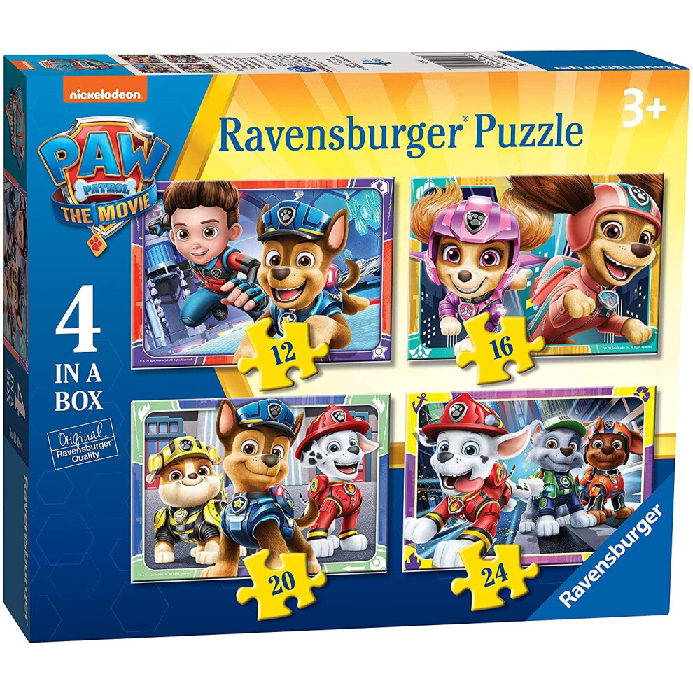 Ravensburger Paw Patrol Movie 4 In A Box Jigsaw Puzzles