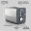Breville High Gloss 2 Slice Toaster : Grey 3