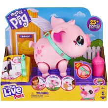 Little Live Pets My Pet Pig Walking Piggly - Interactive Baby Pig with 25+ Sounds, Walks, Dances & Cuddles (Product Code 26366)