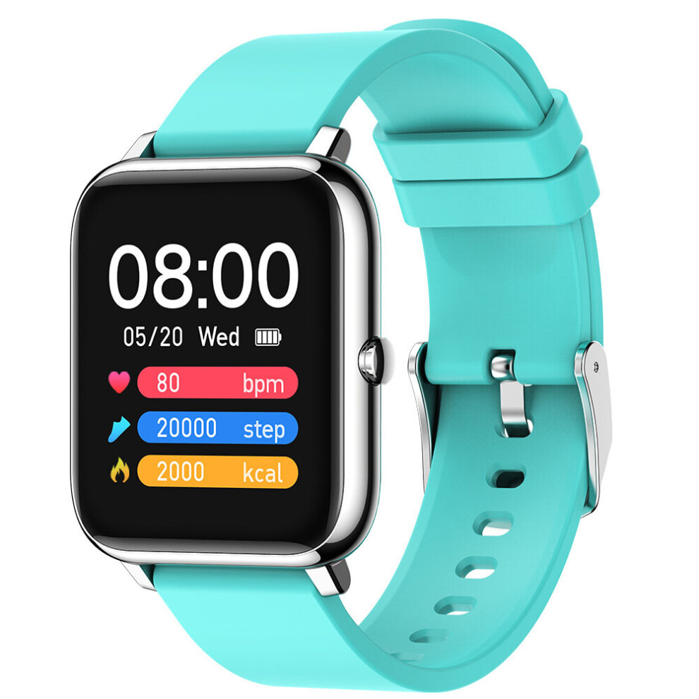 (P22 Smart Watch, ) P22 Smart Watch Tooth Heart Rate Blood Pressure Sport Fitness Tracker Pedometer Blue 6427804341827