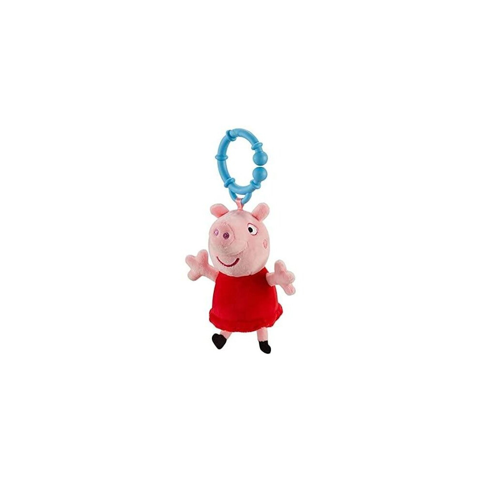 Peppa Pig Soft Plush Toy Character Clip Ons (Styles Vary) RAMDOM