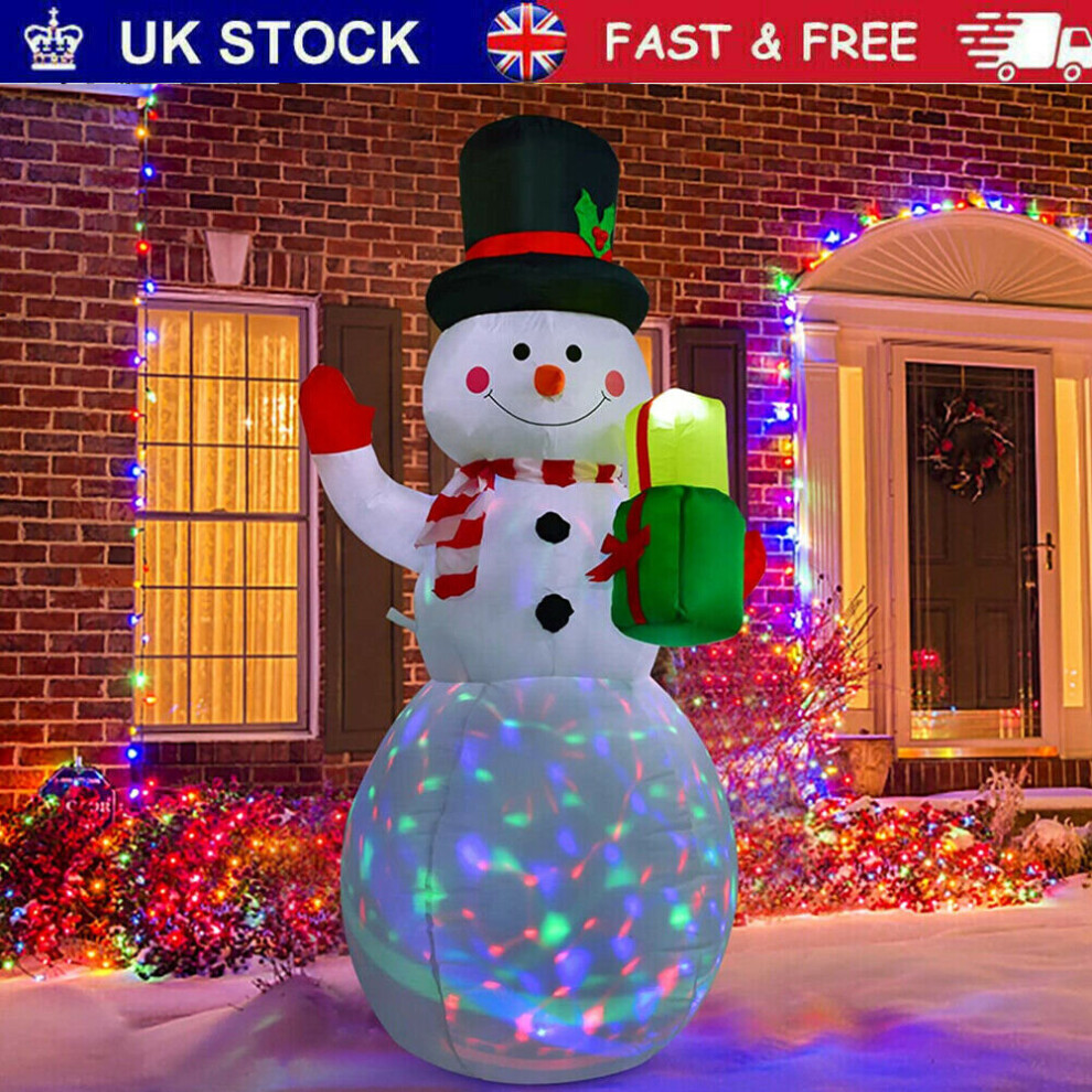 Giant 10 Ft Lighted Christmas Airblown Inflatable high quality Snowman Outdoor Decor. NEW IN