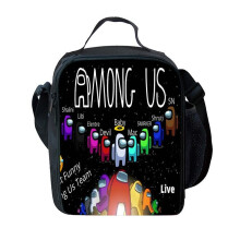 (Funny) Among Us Kids Insulated Lunch Bag School Snack Box Travel Outdoor Lunchbox Gifts