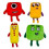 4PCS Numberblocks Plush Toy Soft Number Blocks Dolls 1