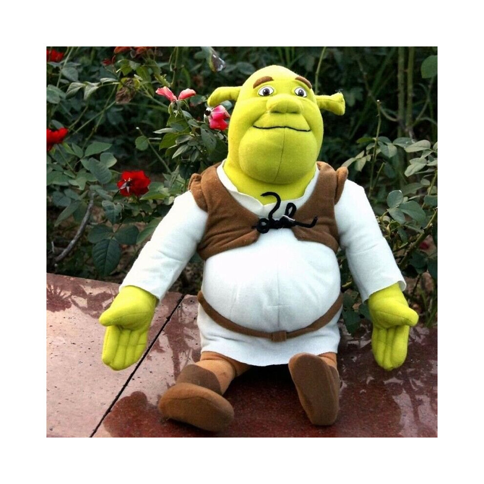 TOY8219 Huge Shrek Plush Doll - 40cm Soft Stuffed Toy and Pillow - Shrek Ogre Gift for Kids