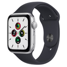 Apple Watch SE GPS 44mm Space Grey Aluminium Case with Midnight Sport Band - Refurbished
