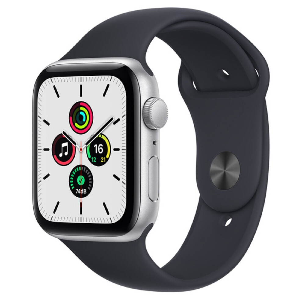 Apple Watch SE GPS 44mm Space Grey Aluminium Case with Midnight Sport Band