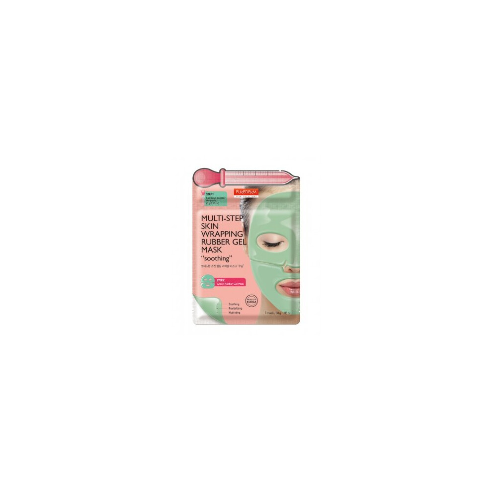 Purederm Multi Step Skin Wrapping Rubber Soothing Gel Mask