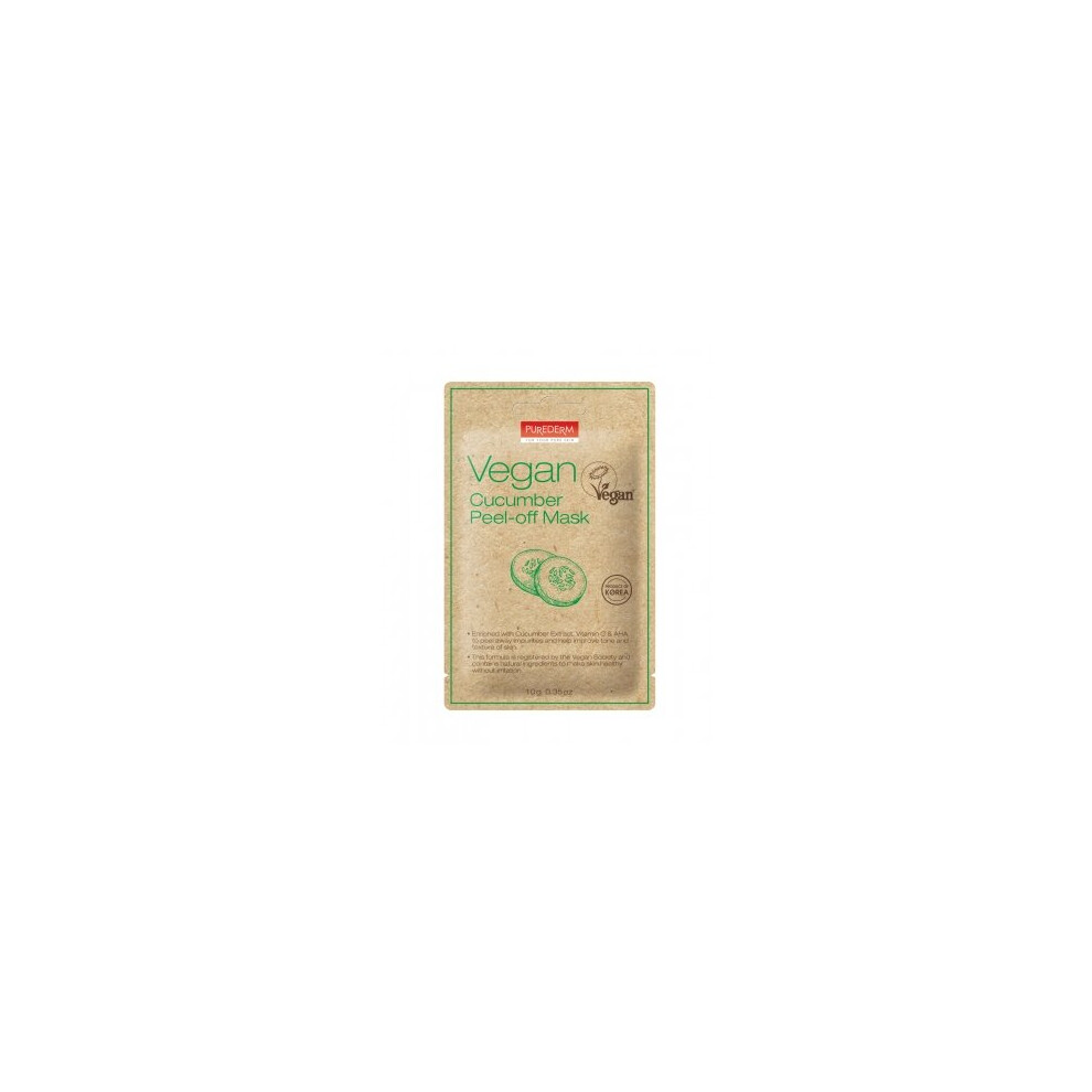 Purederm Vegan Cucumber Peel Off  Mask