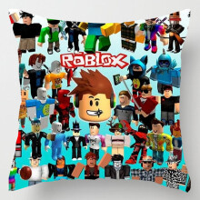 (19) Game Roblox Cushion Cover Square Pillow Protector Decorate Back Support Mat Case