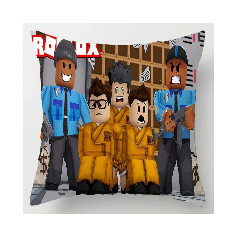 (23) Game Roblox Cushion Cover Square Pillow Protector Decorate Back Support Mat Case