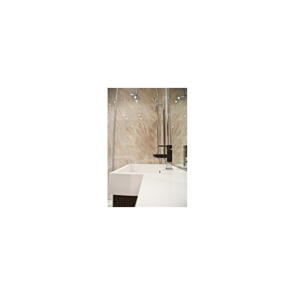 Pergamon Marble 1000MM x 2.4m x 10mm thick Shower wall panels