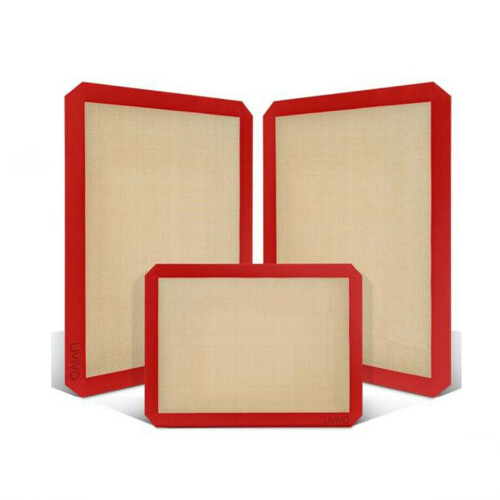 Silicone Fibreglass Non Stick Baking Mat Sheet Tray Oven Liner Rolling 2