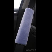 (Blue) Car Seat Belt Pads Safety Cushion Shoulder Strap Covers Harness For Adults Kids
