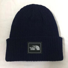 (Navy Blue) Cuff Beanie Plain Knit Hat Winter Solid Cap Slouchy Skull Ski Warm Men Woman