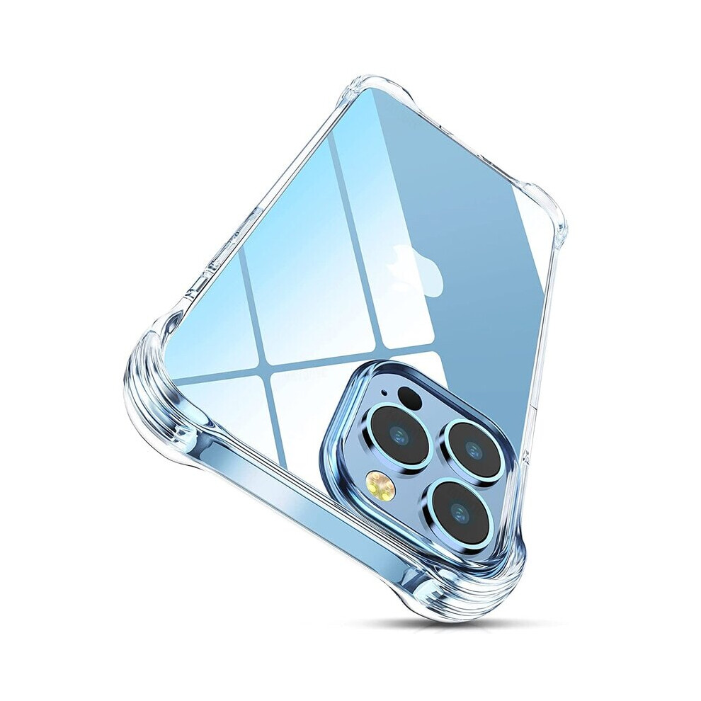 (For iPhone 12) Luxury Clear Case For iPhone 11 12 13 Pro XS Max Shockproof Silicone Case 6 7 8 Plus XR X Back Cover Phone Case