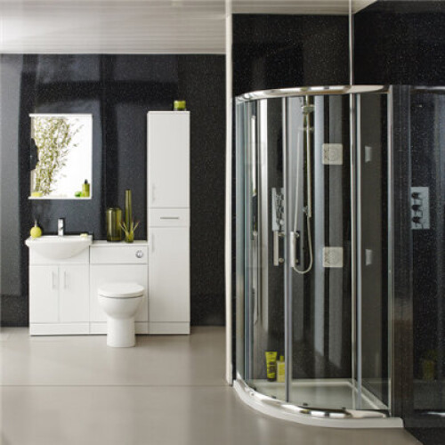Black Sparkle 1000MM x 2.4m x 10mm thick Shower wall panels 2