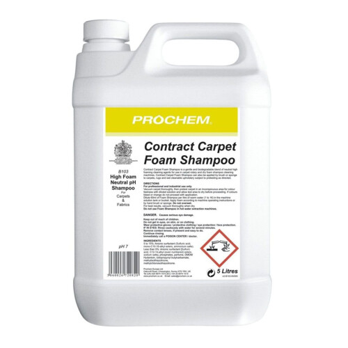 Prochem Contract Carpet Foam Shampoo ~ 5 Litre