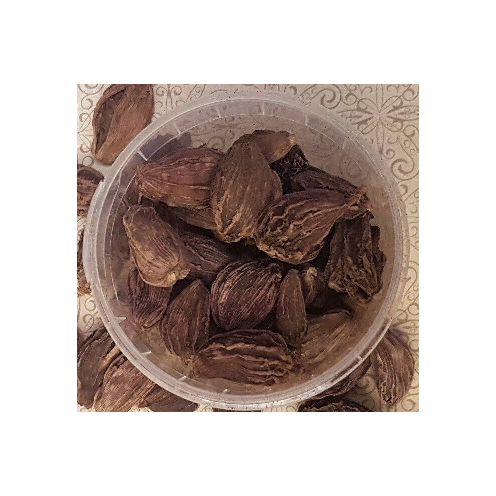 CARDAMOM PODS BLACK MEDIUM TUB