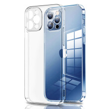 (For iphone 12) Lens Protection Clear Phone Case For iPhone 13 Pro 12 11 Pro Max Case Silicone Soft Cover For iPhone 11 12 Mini XS Max X XR Case