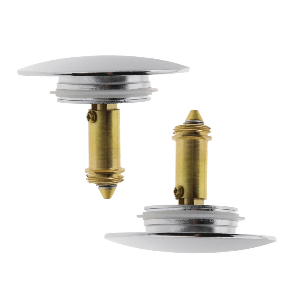 2X Sink Plug Kitchen Strainer Drainer No Leaking Bounce Core Wash Basin Plug 4894833119154